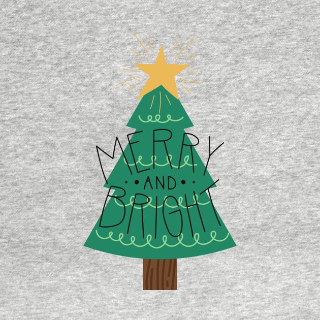 Merry and Bright - Merry Christmas Happy Holidays by Mrs. Honey's Hive